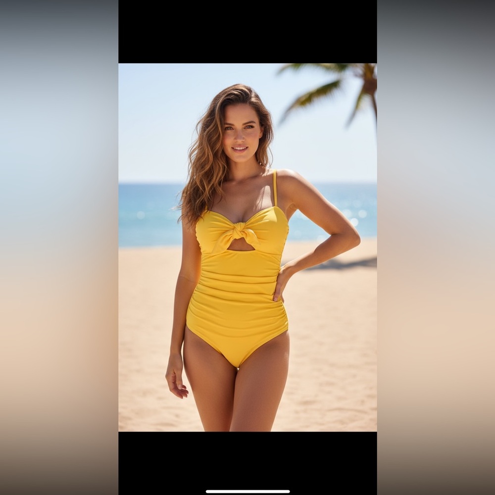 🌼😎001 SWMWR: one piece swimwear size L